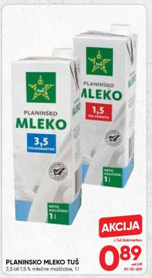 Planinsko Mleko Tuš