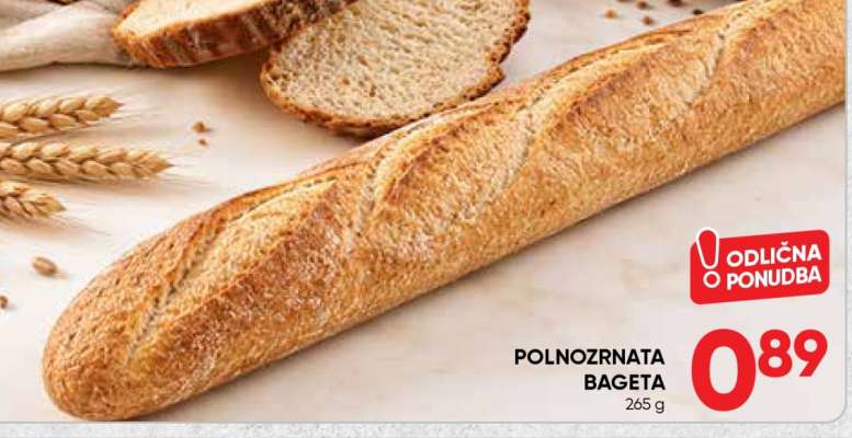 Polnozrnata Bageta
