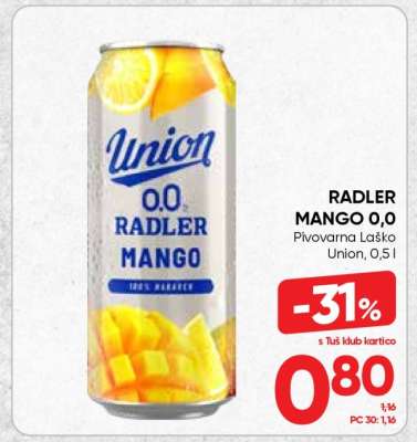 RADLER MANGO 0,0
