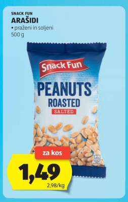 SNACK FUN ARAŠIDI