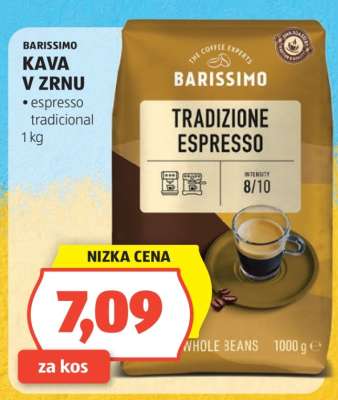 BARISSIMO KAVA V ZRNU
