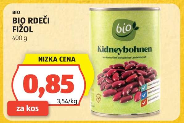 BIO RDEČI FIŽOL
