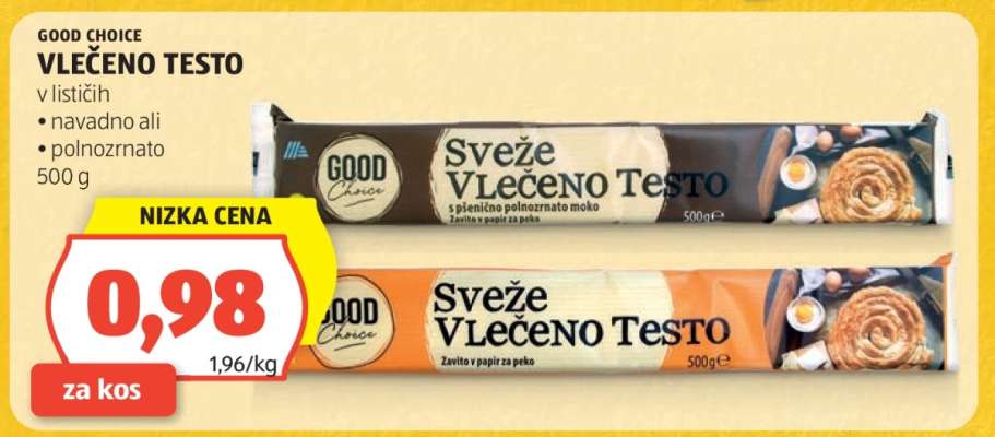 GOOD CHOICE VLEČENO TESTO