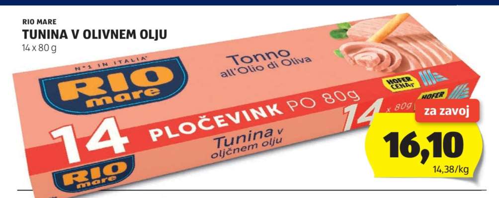 RIO MARE TUNINA V OLIVNEM OLUJU