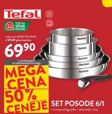 Tefal Set Posode 6/1