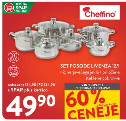 Set posode Livenza 12/1
