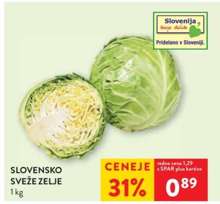 Slovensko sveže zelje