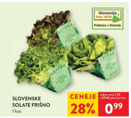 Slovenske solate "Frišno"