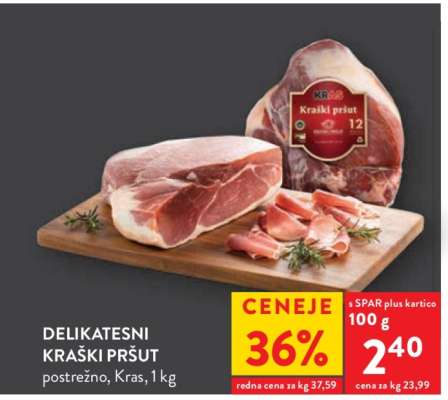 DELIKATESNI KRAŠKI PRŠUT