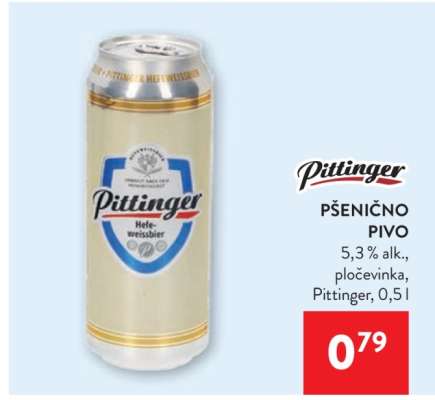 Pittinger Pšenično Pivo