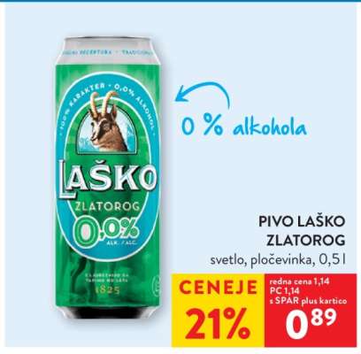 PIVO LAŠKO ZLATOROG