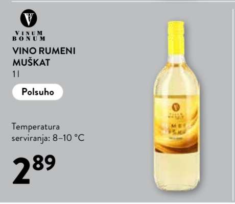 VINO RUMENI MUŠKAT
