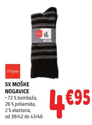 5X MOŠKE NOGAVICE