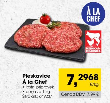 Pleskavice À la chef