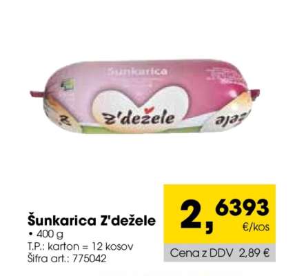 ŠUNKARICA Z'dežele