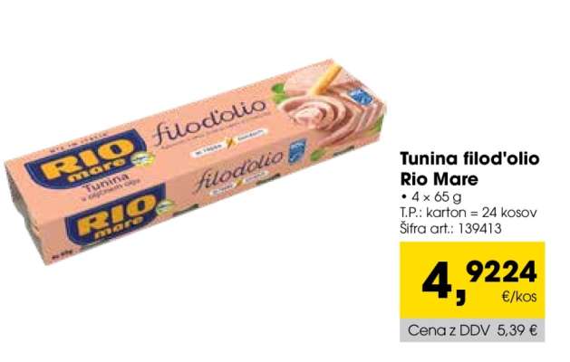 Tunina filod'olio Rio Mare