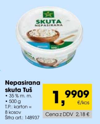 Nepasirana skuta Tuš