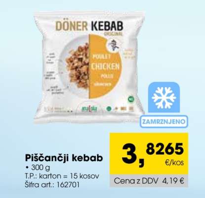 PIŠČANČJI KEBAB