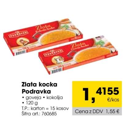 Zlata kocka Podravka