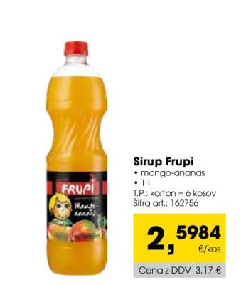 SIRUP FRUPI