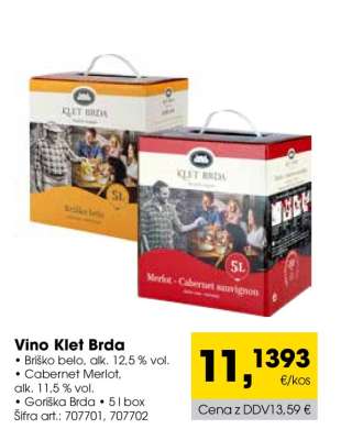 Vino Klet brda