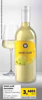 Vinski mošt Jeruzalem