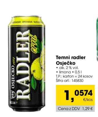 Temni radler Osječko