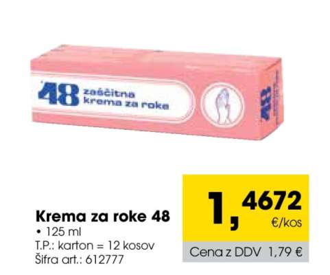 Krema za roke 48