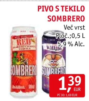 PIVO S TEKILO SOMBRERO