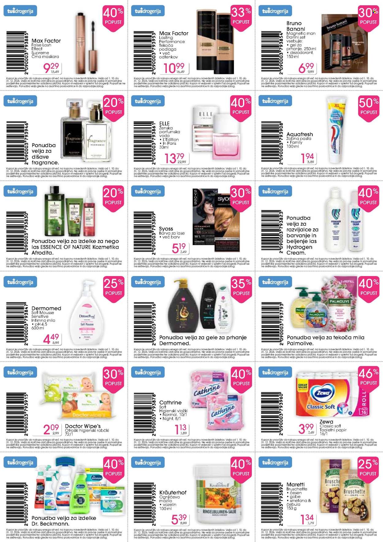 Tuš Drogeria katalog - 1.10.2026 - 31.12.2026. Stran 2