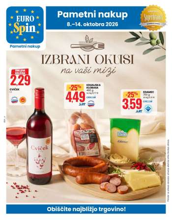 EuroSpin katalog - 8.10.2026 - 14.10.2026.