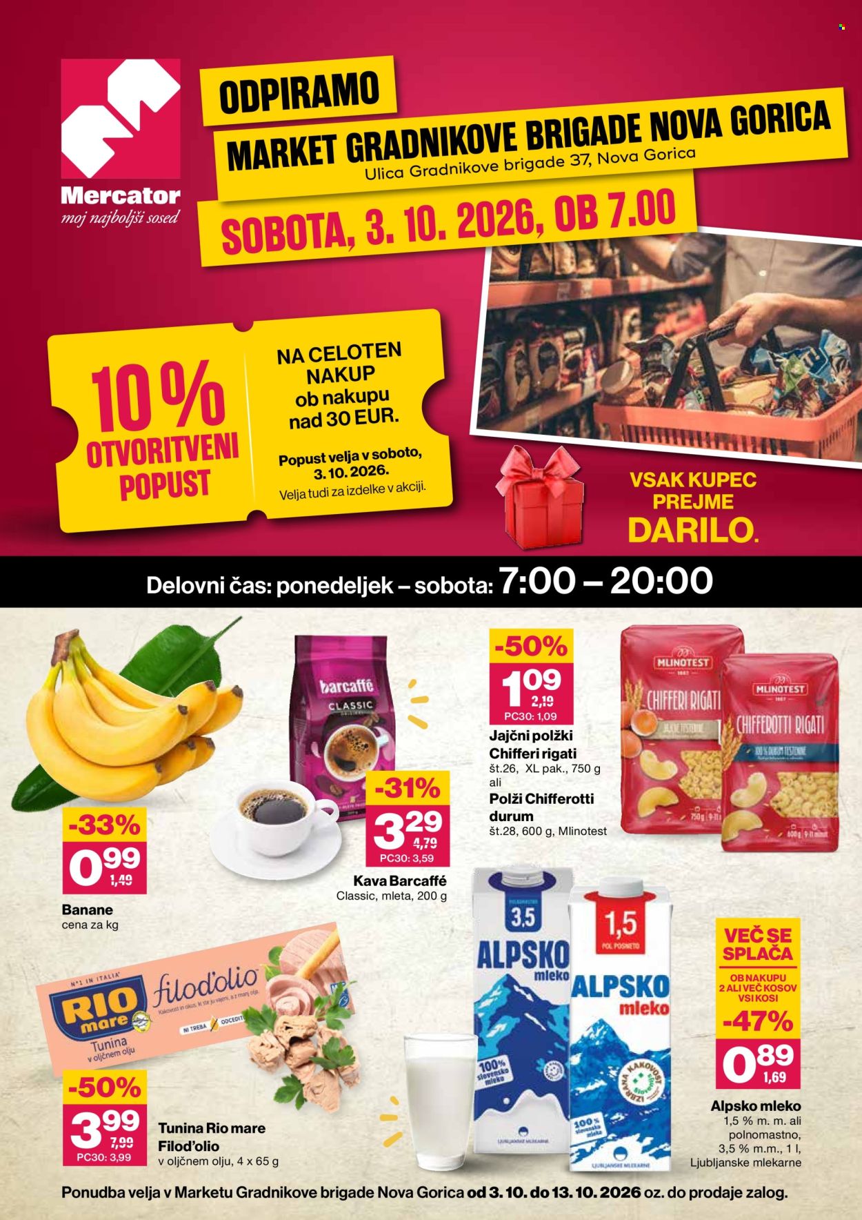 Mercator katalog - 3.10.2026 - 13.10.2026. Stran 1