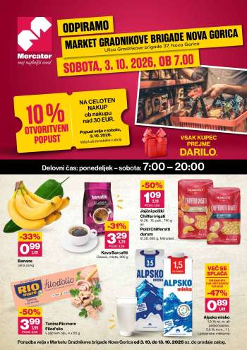 Mercator katalog - 3.10.2026 - 13.10.2026.