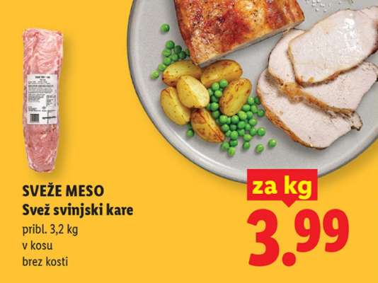 Sveže svinjski kare