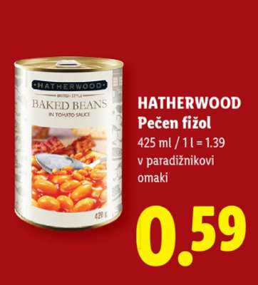 HATHERWOOD Pečen fižol