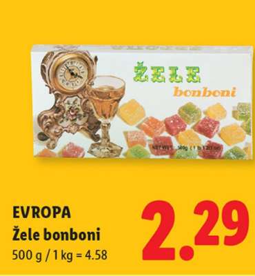 EVROPA Žele bonboni