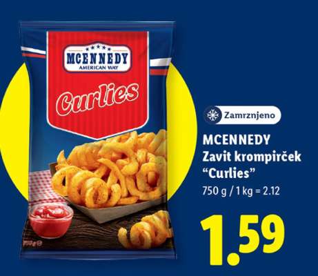 MCENNEDY Zavit krompirček “Curlies”