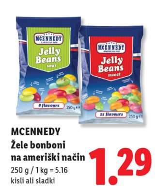 MCENNEDY Žele bonboni na ameriški način
