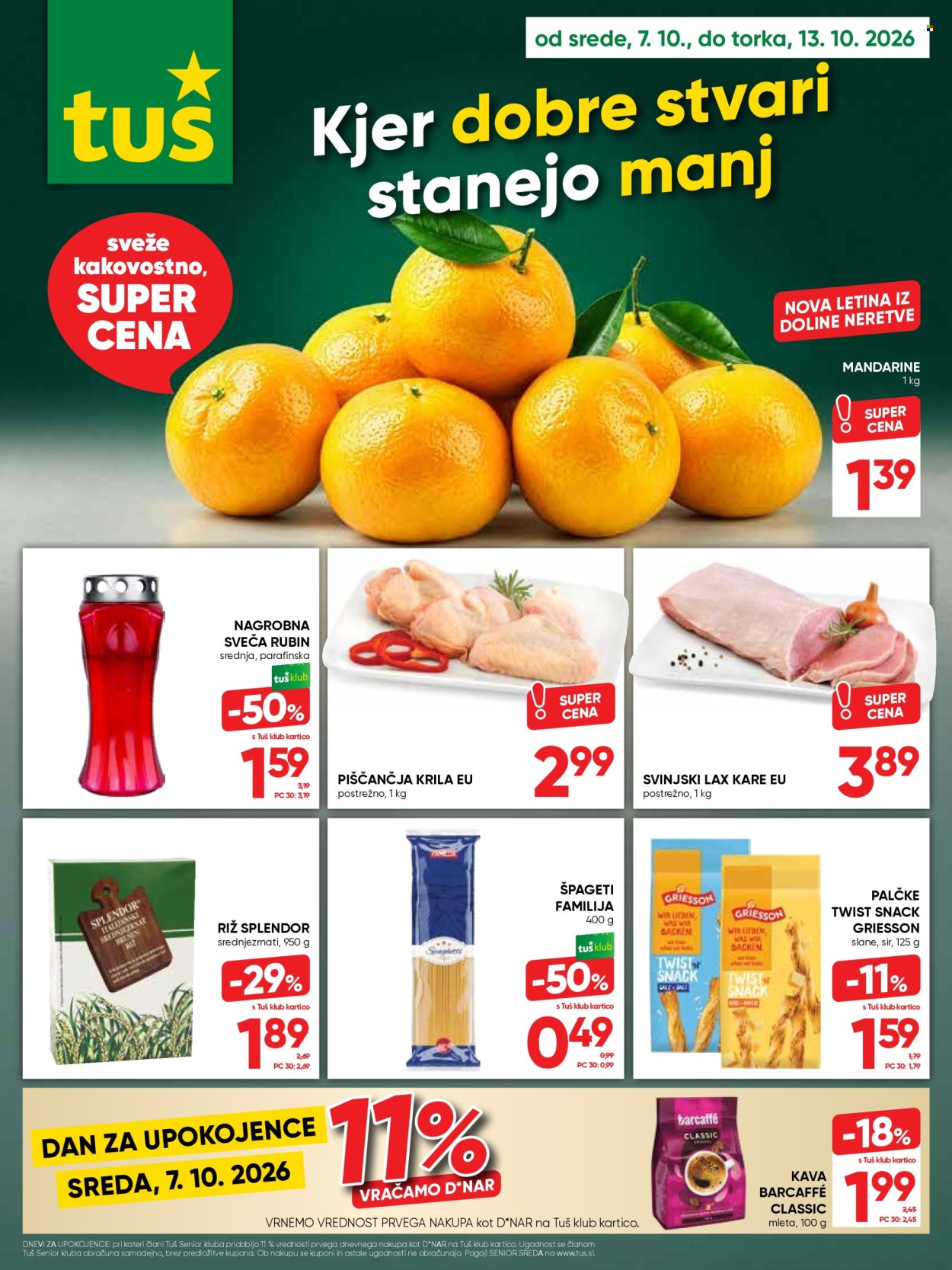 Tuš katalog - 7.10.2026 - 13.10.2026. Stran 1