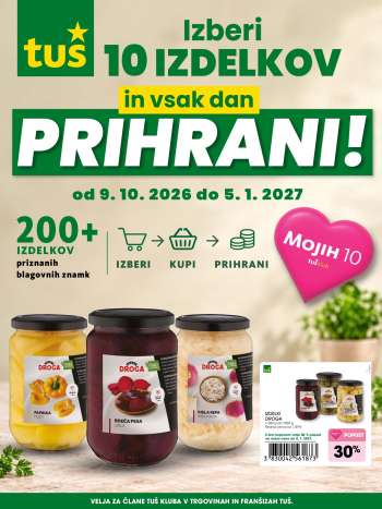 Tuš katalog - 9.10.2026 - 5.1.2027.