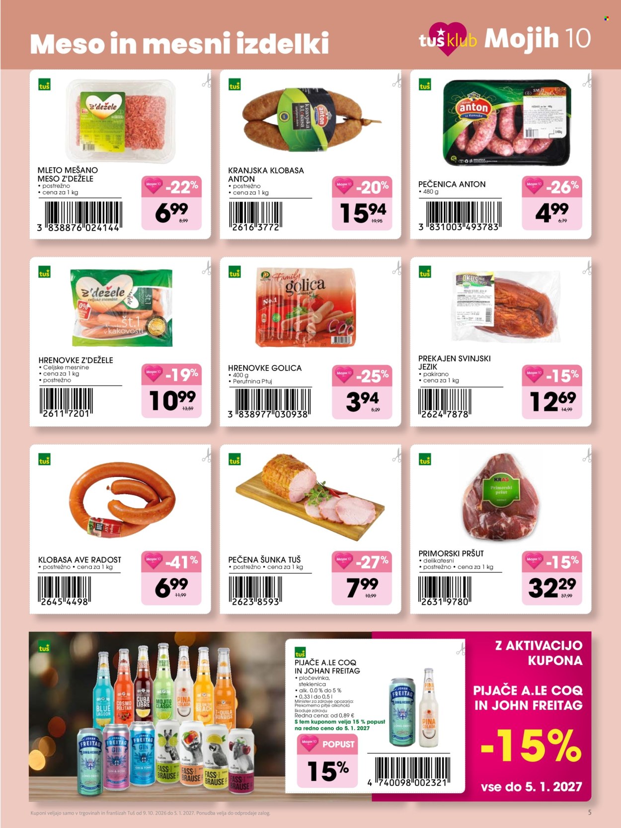 Tuš katalog - 9.10.2026 - 5.1.2027. Stran 5