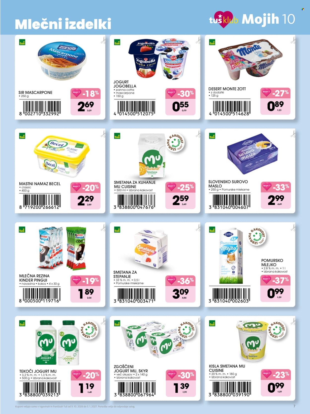 Tuš katalog - 9.10.2026 - 5.1.2027. Stran 7