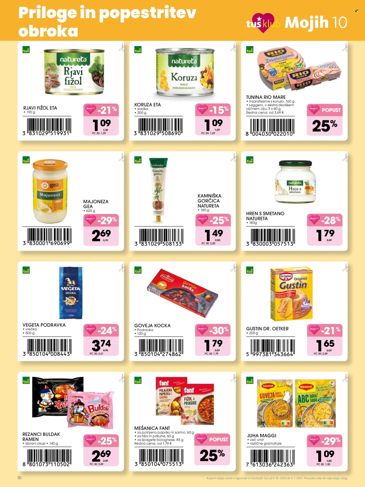 Tuš katalog - 9.10.2026 - 5.1.2027. Stran 10