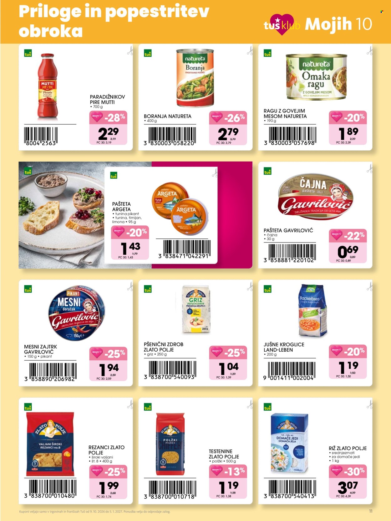 Tuš katalog - 9.10.2026 - 5.1.2027. Stran 11