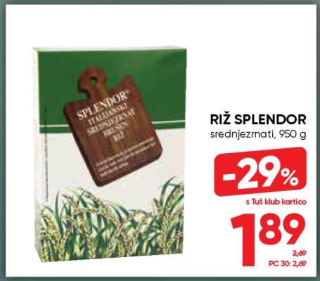 Riž splendor