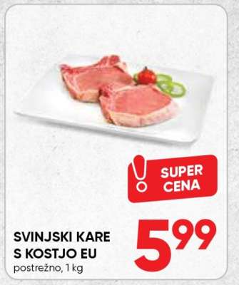 Svinjski kare s kostjo EU