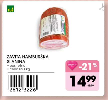 ZAVITA HAMBURŠKA SLANINA