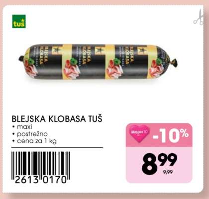 BLEJSKA KLOBASA TUŠ