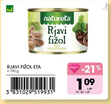 RJAVI FIŽOL ETA