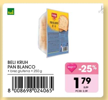 Beli kruh Pan Blanco